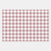 Roos Gold Pink White Pset Patroon Inpakpapier Vel (Voorkant 3)