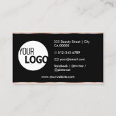 Roos Gold Product Labels met Logo Foto's Clean (Achterkant)