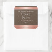 Roos Gold Product Packaging Labels Bruin gekleurd (Tas)