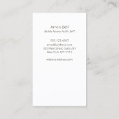 Roos Gold Quill Business - Notional Loan Signing A Visitekaartje (Achterkant)