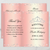 Roos Gold Quinceanera (Voorkant / Achterkant)