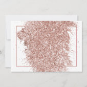 Roos Gold Quinceañera - Aangepaste foto van Birthd Kaart (Achterkant)