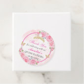 Roos Gold Quinceanera Miss Quince 15 Anos Verjaard Bedankjes Labels (In situ)