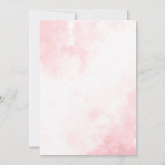 Roos Gold Quinceanera Miss Quince 15 Anos Verjaard Bedankkaart (Achterkant)