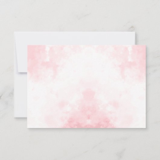 Roos Gold Quinceanera Miss Quince 15 Anos Verjaard RSVP Kaartje (Achterkant)