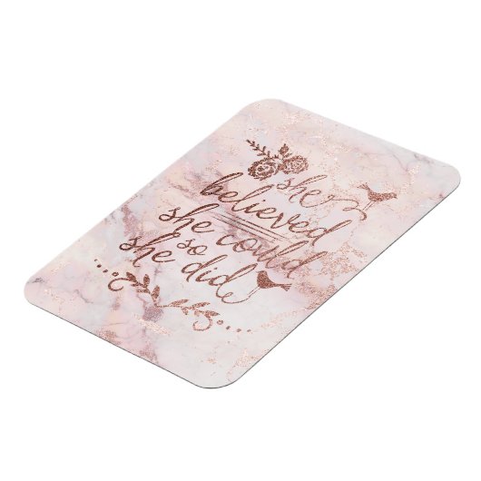 Roos Gold Quote dacht dat ze dat kon, dus deed ze  Magneet (Linkerzijde)