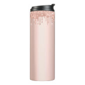 Roos Gold Roestvrij staal Tumbler 20 oz Thermosbeker (Gedraaid links)