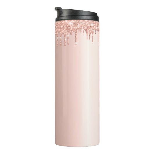 Roos Gold Roestvrij staal Tumbler 20 oz Thermosbeker (Geroteerd rechts)