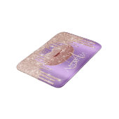 Roos Gold Royal Glitter Name Monogram Makeup Badmat (Gekanteld)