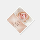 Roos Gold Rozen Birthday Servet (Hoek)