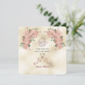 Roos Gold Rozen Tea Shower-uitnodiging Kaart (Staand voorkant)