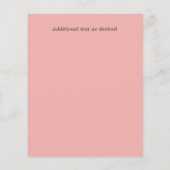 Roos Gold Sage Green Eucalyptus Greenery Invites (Achterkant)