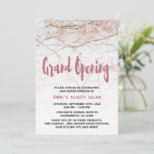 Roos Gold Salon Grand Opening Kaart (Staand voorkant)