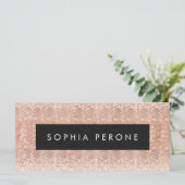 Roos Gold Salon Sequin Cadeaubon (Staand voorkant)