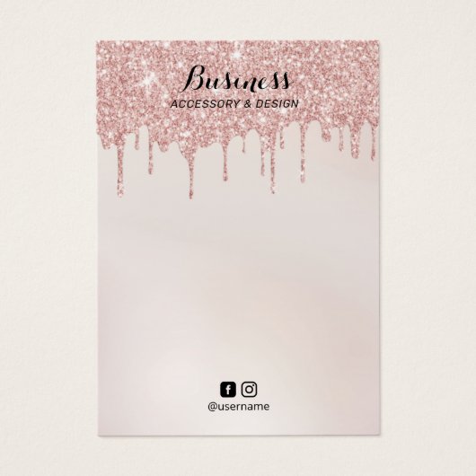 Roos Gold-schijven die een blinddoeken juwelen-bee Visitekaartje (Voorkant)