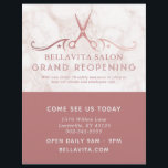 Roos Gold Scissors Marble Salon Covid ReOpening Flyer<br><div class="desc">Roos Gold Scissors Marble Salon Covid Reopening Flyer. "Met de nieuwe Covid 19 veiligheidsmaatregelen die zijn ingesteld om onze klanten en werknemers veilig te houden." Pas dit douaneontwerp met uw eigen tekst,  logo,  en bedrijfsdetails aan.</div>