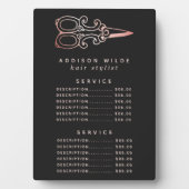  Roos Gold Scissors - Prijsmenu Fotoplaat