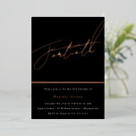 Roos Gold Script 40th Birthday Party Folie Uitnodiging<br><div class="desc">Roos Gold Script 40th Birthday Party Folie Uitnodiging Andere uitnodigingen bekijken in onze niche en nestwinkel</div>