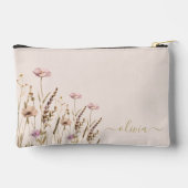 Roos Gold Script Bloemnaam Monogram Etui (Achterkant)