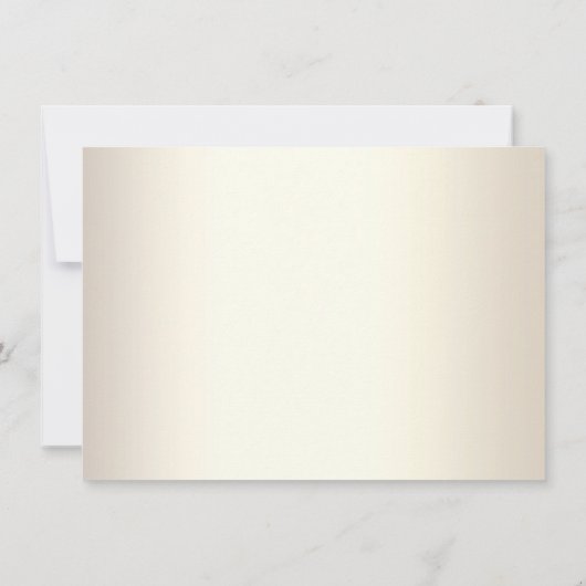 Roos Gold Script Champagne Matron of Honor Kaart (Achterkant)