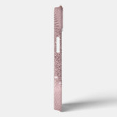 Roos Gold Script Monogram Case-Mate iPhone Case (Achterkant / Rechts)