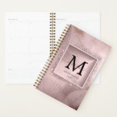 Roos Gold Script Monogram Planner (Display)
