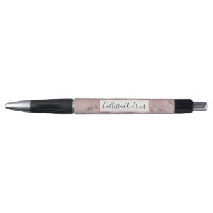Roos Gold Sequin Glitter White Marble Ombre Pen