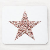 Roos Gold Sequin Twinkle Clipart Shining Star Clip Muismat (Voorkant)