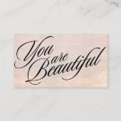 Roos Gold Shimmer Afspraakherinnering Afsprakenkaartje (Voorkant)