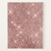 Roos Gold Shimmer Nails Appointing Book Planner (Achterkant)