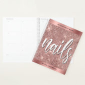 Roos Gold Shimmer Nails Appointing Book Planner (Display)