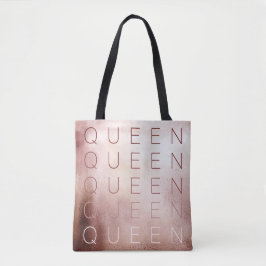 Roos Gold Shimmer Queen Tote Bag