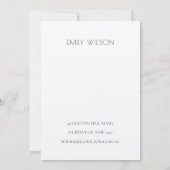 Roos Gold Shimmer Strokes Ketting Veroorbaar beeld Kaart (Achterkant)