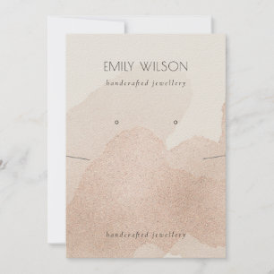 Roos Gold Shimmer Strokes Ketting Veroorbaar beeld Kaart