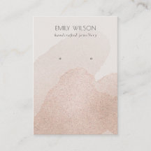 Roos Gold Shimmer Strokes Stud Veroorbaar beeldsch