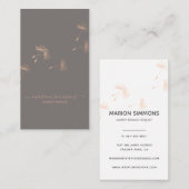 Roos Gold Signature Dandelion Visitekaartje (Voorkant / Achterkant)