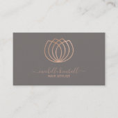 Roos Gold Signature Lotus Flower Visitekaartje (Voorkant)