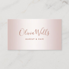 Roos Gold Signature Script Social Media Business C Visitekaartje