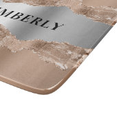 Roos Gold Silagate marmer Snijplank (Hoek)