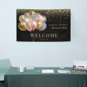 Roos Gold Silver Black, Pensioenpartij Spandoek (Beurs)