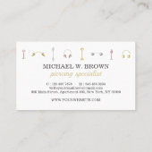 Roos Gold Silver Body Jwelenboringen Visitekaartje (Achterkant)