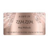 Roos Gold Silver Diamond Etiket (Voorkant)