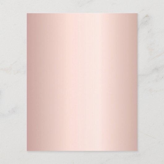 Roos Gold Silver Glitter Verjaardagsuitnodiging (Achterkant)