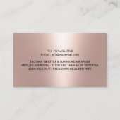 Roos Gold Silver Visitekaartje (Achterkant)