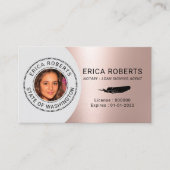 Roos Gold Silver Visitekaartje (Voorkant)