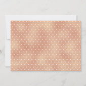 Roos Gold So in Love Geboorteaankondiging Kaart (Achterkant)