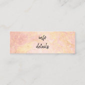 roos Gold social media visitekaartje (Achterkant)