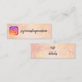 roos Gold social media visitekaartje (Voorkant / Achterkant)