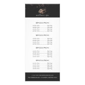 Roos Gold Spa Logo | Prijsstelling Reclamekaart (Voorkant)