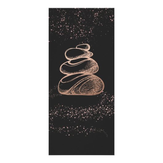 Roos Gold Spa Logo | Prijsstelling Reclamekaart (Achterkant)